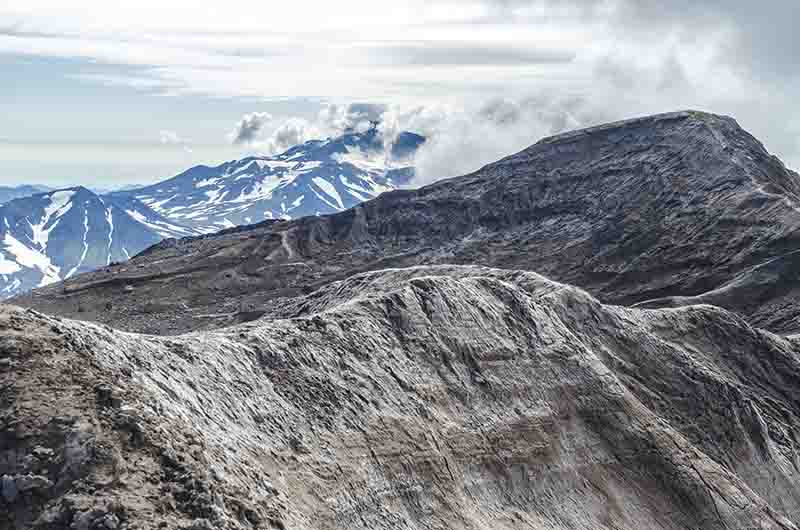 89 - Rusia - Kamchatka - volcan Gorely - crater
